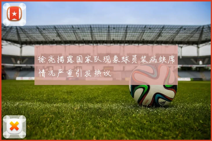 徐亮揭露国家队现象球员装病缺席情况严重引发热议
